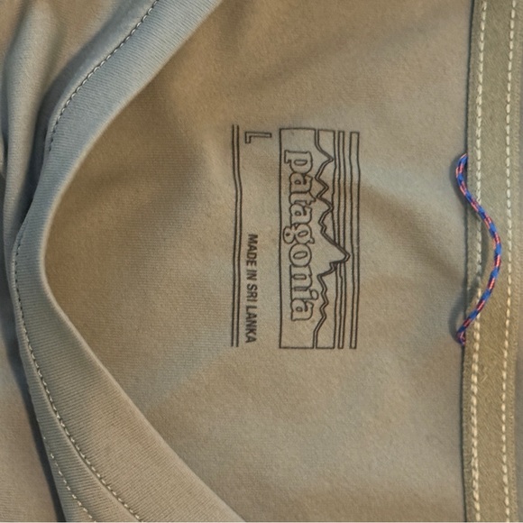 Patagonia Olive Long Sleeve Men's Tee - Picture 3 of 3